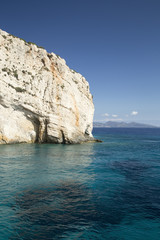 Fototapeta na wymiar Zakynthos cliffs