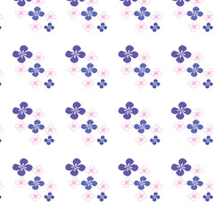  pattern of small blue and pink colors for textile printing