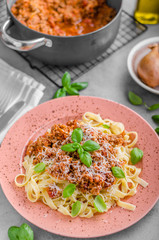 Pasta bolognese delish food