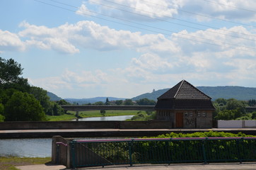Wasserstra&szlig;enkreuz Minden Weser Mittellandkanal 