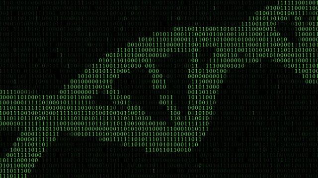 Matrix Binary Program Code with Human Eye. Cyber DNA