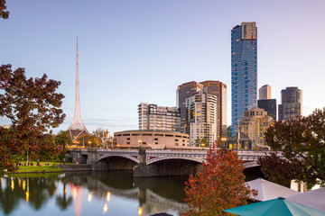 Obraz premium Melbourne city skyline
