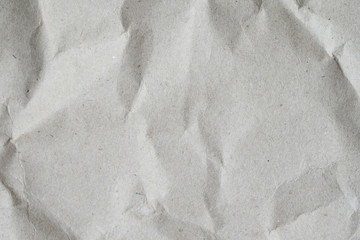 Obraz premium Crumpled blank recycle paper texture, background