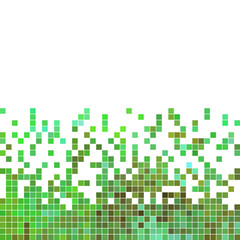 abstract vector square pixel mosaic background