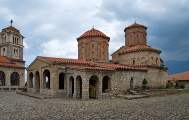 Fototapeta na wymiar Kloster Sveti Naum in Mazedonien