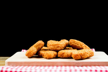 fried Chicken nuggets on table