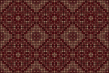 abstract texture pattern decorative colorful mosaic of circles on a dark background