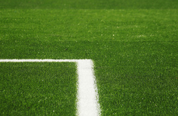 Fototapeta premium Soccer Field, Football Stadium, artificial turf