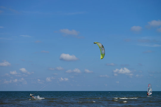 Kite surfing