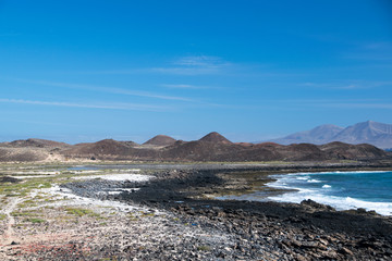 Insel Lobos bei Fuerteventura den Kanarischen Inseln
