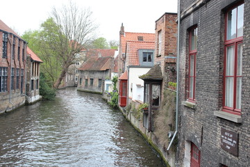 Fototapeta na wymiar Beautiful town in Bruges, Belgium