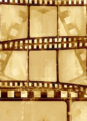 Grunge Vector Frame . Large Distressed Texture . Decorative Vintage Weathered Border. Great Grunge Background Or Retro Design Decor Element.