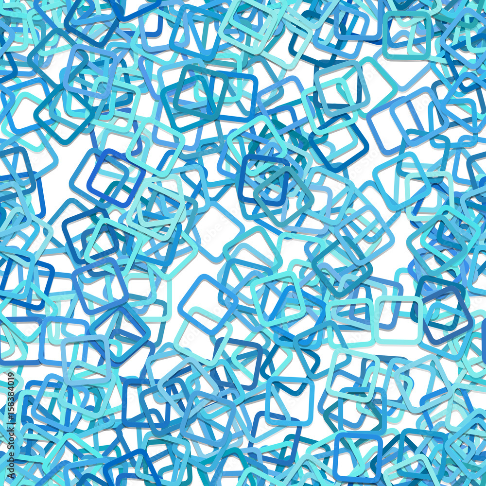 Poster seamless random rounded square pattern background