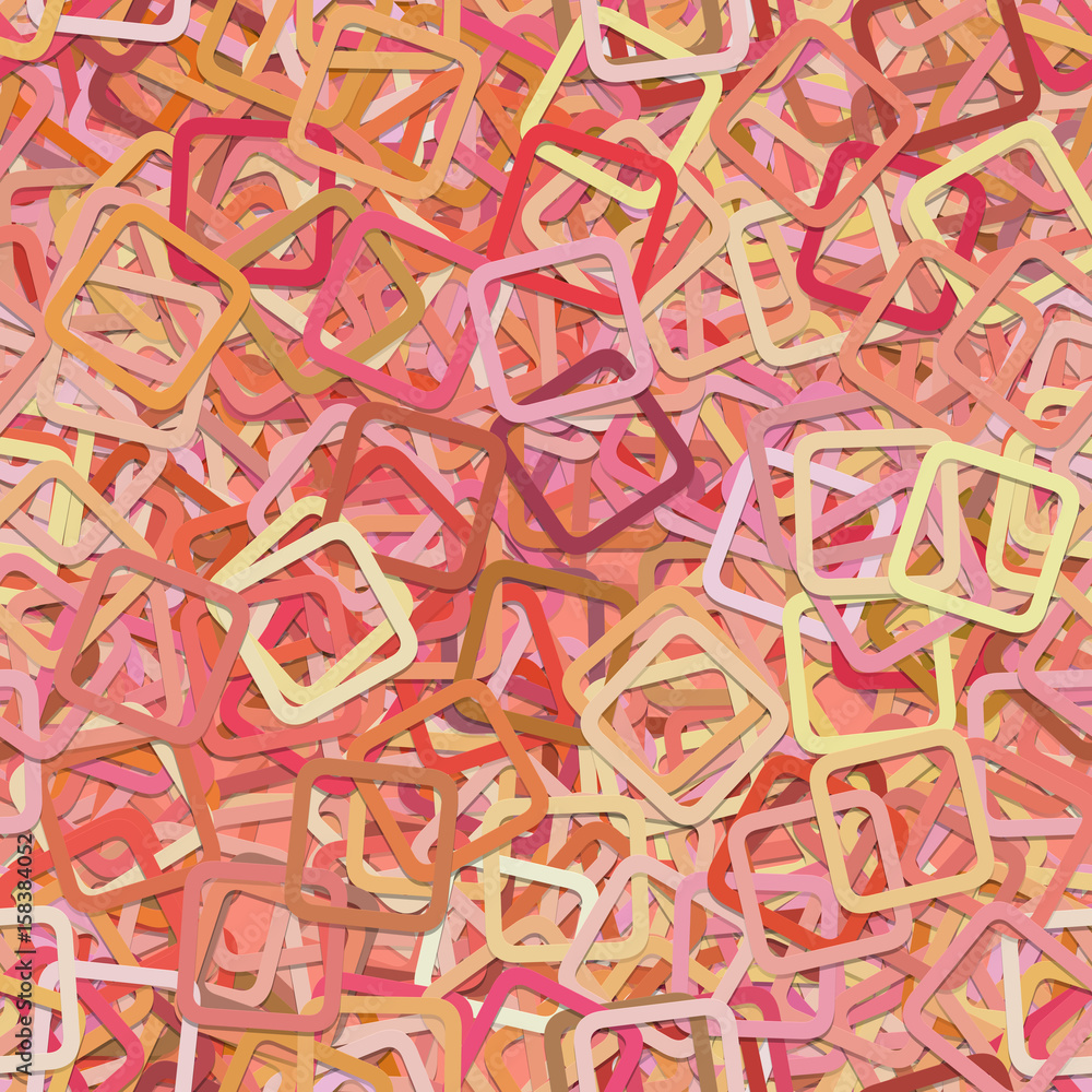 Poster seamless random rounded square pattern background