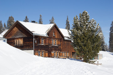 Winter in alps