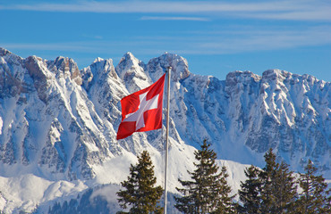 Winter in alps