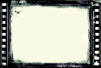 Grunge Vector Frame . Large Distressed Texture . Decorative Vintage Weathered Border. Great Grunge Background Or Retro Design Decor Element.
