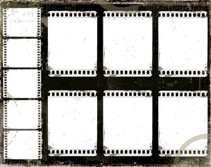 Grunge Vector Frame . Large Distressed Texture . Decorative Vintage Weathered Border. Great Grunge Background Or Retro Design Decor Element.