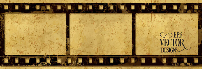 Grunge Vector Frame . Large Distressed Texture . Decorative Vintage Weathered Border. Great Grunge Background Or Retro Design Decor Element.