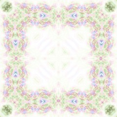 Soft light abstract fancy ornate mysterious frame background
