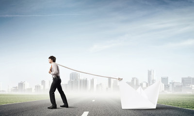 Obraz premium Water transporation concept