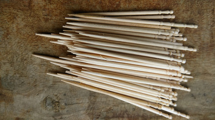 toothpicks abstract composition