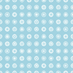 Seamless vector geometrical pattern with circles pastel endless background with hand drawn textured geometric figures. Graphic illustration, print for wrapping, background, cover, surface