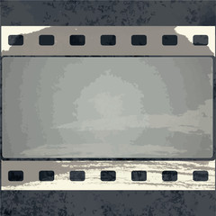 Grunge Frame &ndash; Large Distressed Texture . Decorative Vector Vintage Weathered Border. Great Grunge Background Or Retro Design Decor Element.