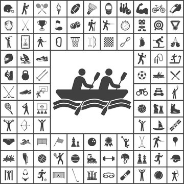 Rowing icons