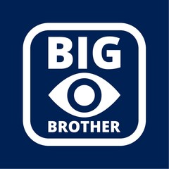 Cyber eye symbol icon - Illustration