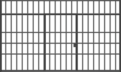 Prison bars vector