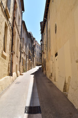 Fototapeta na wymiar La Rue Expert à Montpellier