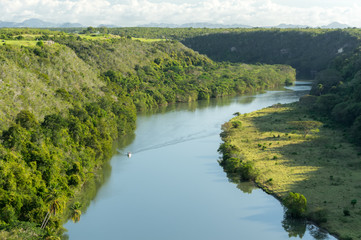Obraz premium River Chavon.