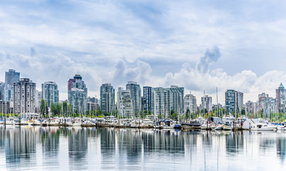 Obraz premium Beautiful view of Vancouver, British Columbia, Canada