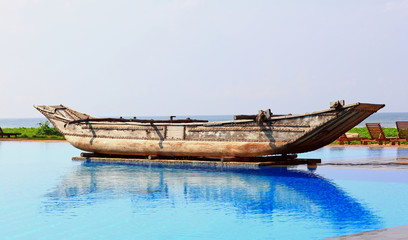 łódź drewniana