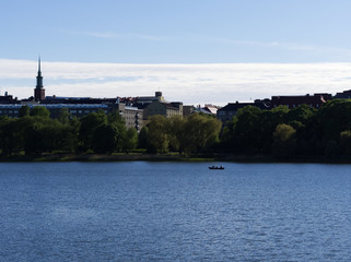 a view from the Toolo Bay, Helsinki, Finland