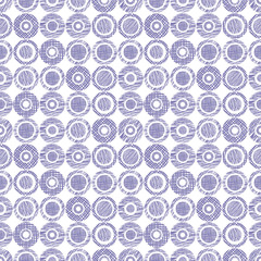 Seamless vector geometrical pattern with circles pastel endless background with hand drawn textured geometric figures. Graphic illustration, print for wrapping, background, cover, surface