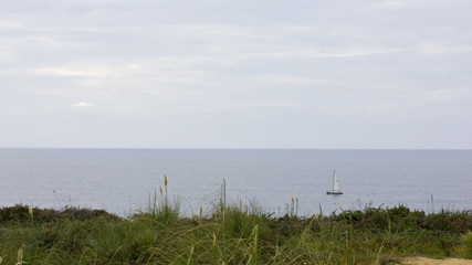 Costa de Cantabria en una tranquila tarde