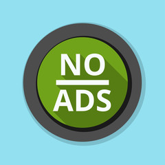 No ADS Adware sign illustration
