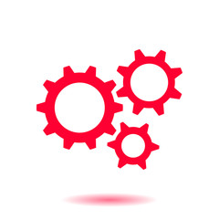 Gear icon.The development and management of business processes.