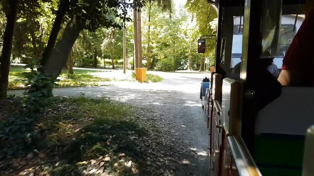 little train in monza's park