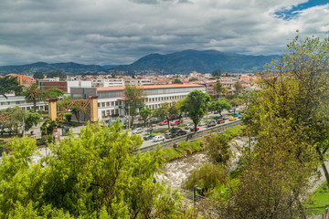 Fototapeta na wymiar View of Cuenca city, Ecuador