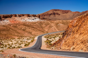 Empty road in Argentina