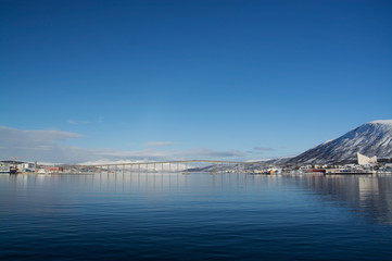Fototapeta na wymiar Winter in Tromsö, Norwegen
