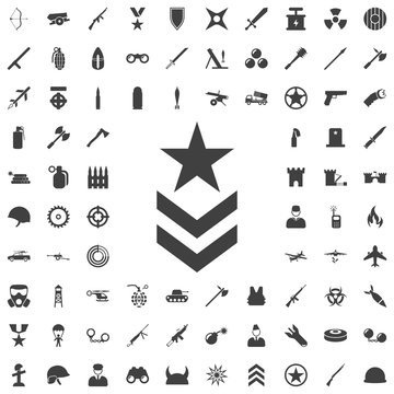 Military symbol icon image