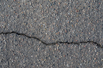 Asphalt texture with cracks