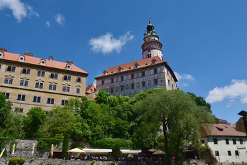 Cesky Krumlov (Krumau), Tschechische Republik.  Schloss