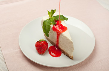 chesecake  strawberry
