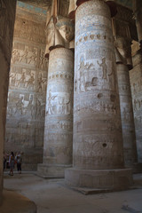 Inside Temple of Dendera