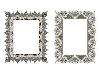 square elegant frame.. Vector Illustration.